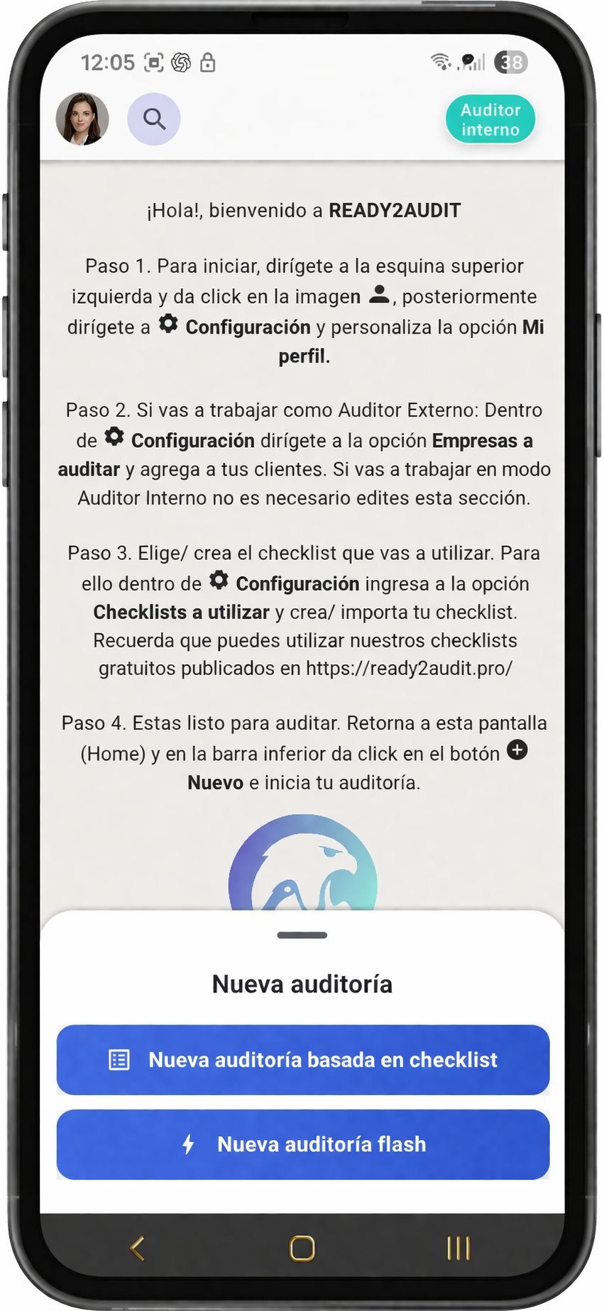 Captura de checklist y auditorías flash